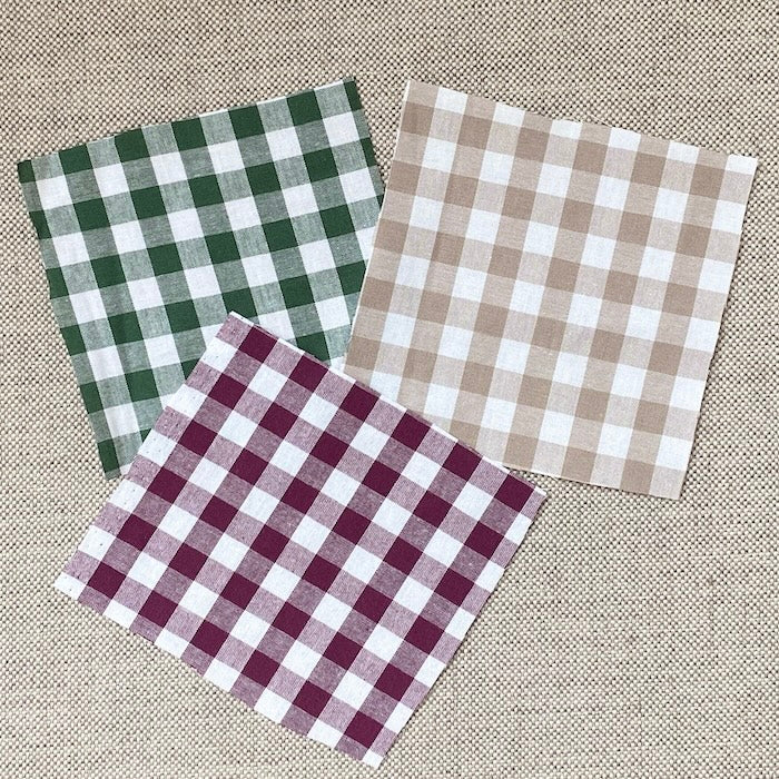 Gingham-ruutu | Näytepala 10x10