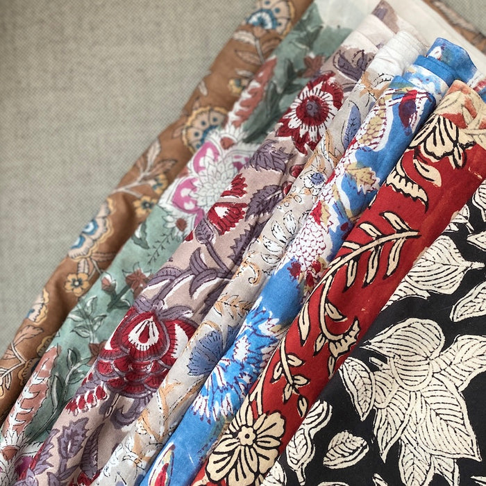 Block print poplin | Näytepala 10x10