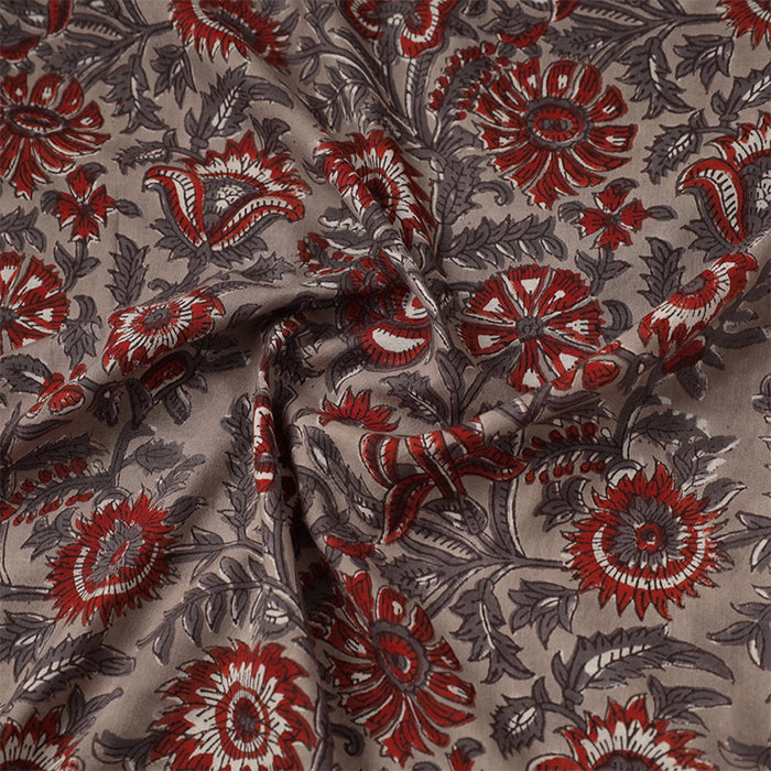 Block print poplin | Näytepala 10x10