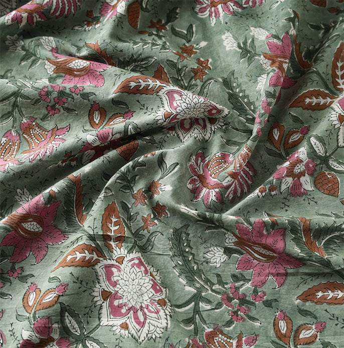 Block print poplin | Näytepala 10x10