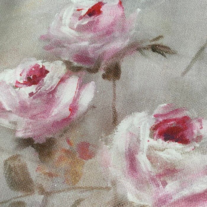 Painettu puuvillakangas | Ruusu