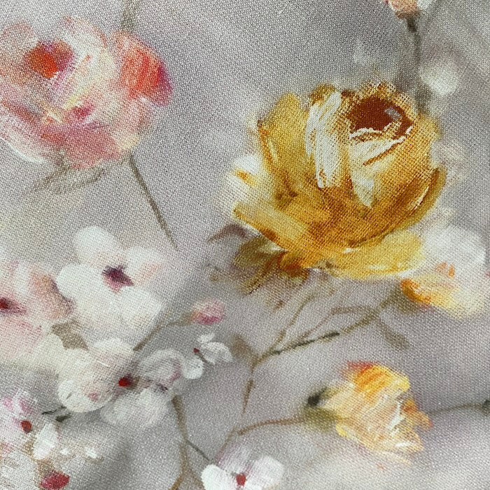 Painettu puuvillakangas | Ruusu